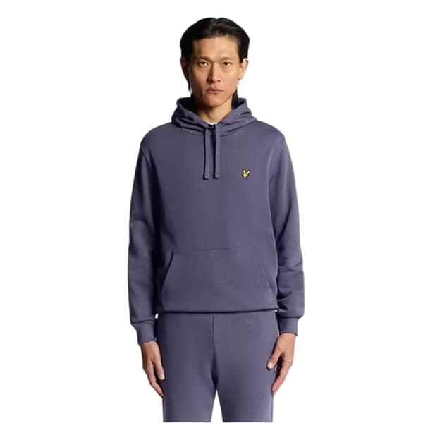 Lyle & Scott Hættetrøje med broderet logo til mænd
