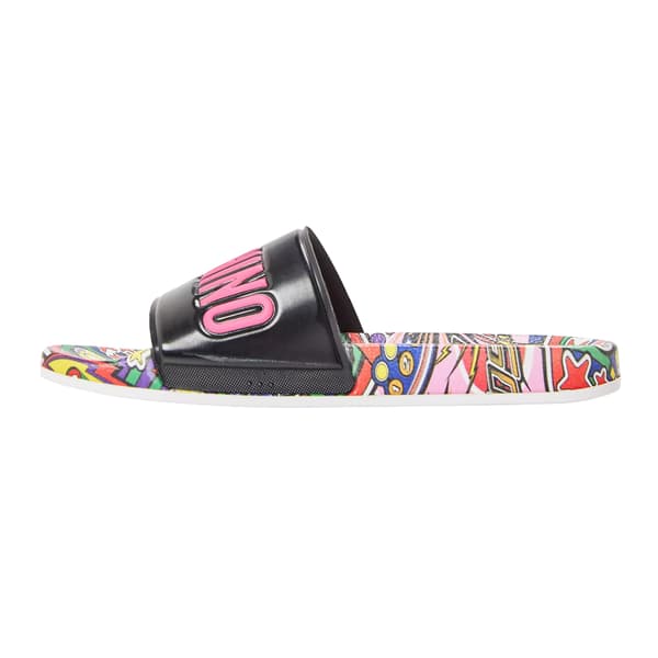 Moschino Naisten Open Toe Flat Sliders