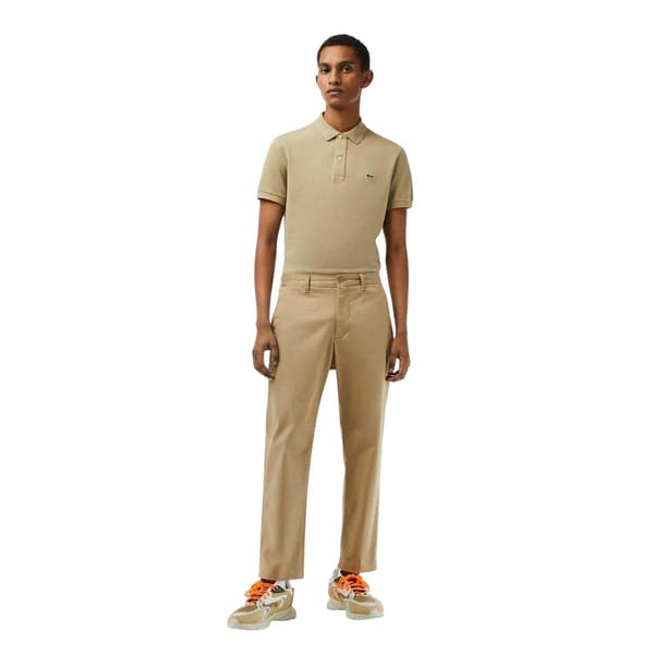 Lacoste Chinos i bomullsstretch för män