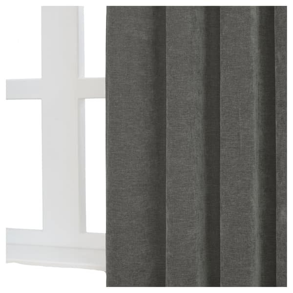 Furn Chenille Lined Pencil Pleat Curtains
