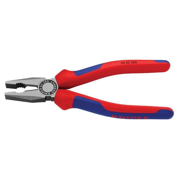 Knipex 03 02 Series Combination Pliers, Multi-component Grip