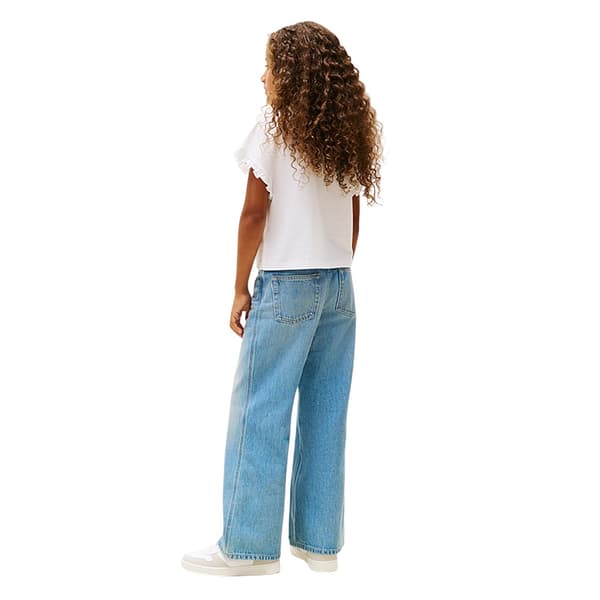 Tommy Hilfiger Flickor Essential Ruffle Croppad Topp