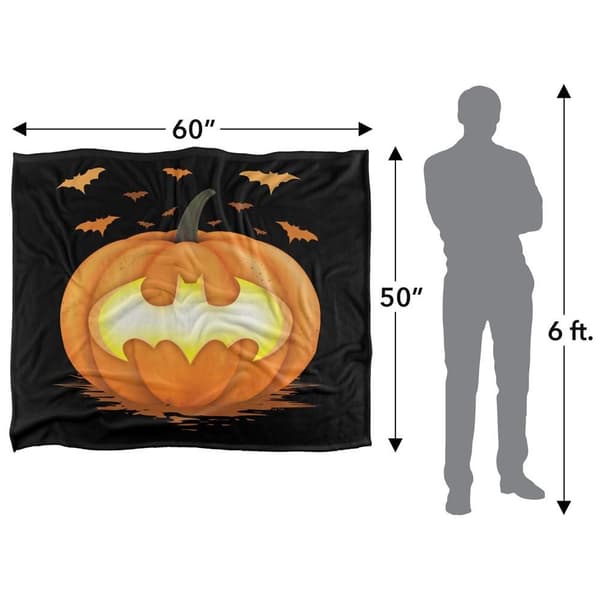 Batman Jack-o-Lantern Halloween Logofilt