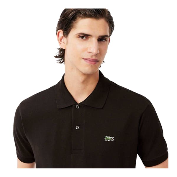 Lacoste Klassisk Kortärmad Pikétröja för Herr