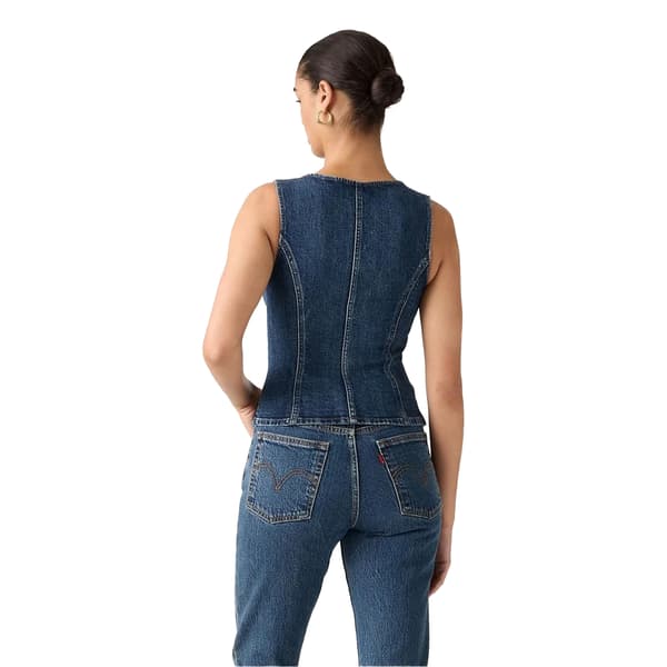 Levis Dam/Kvinnor Skulpterad Ärmlös Topp