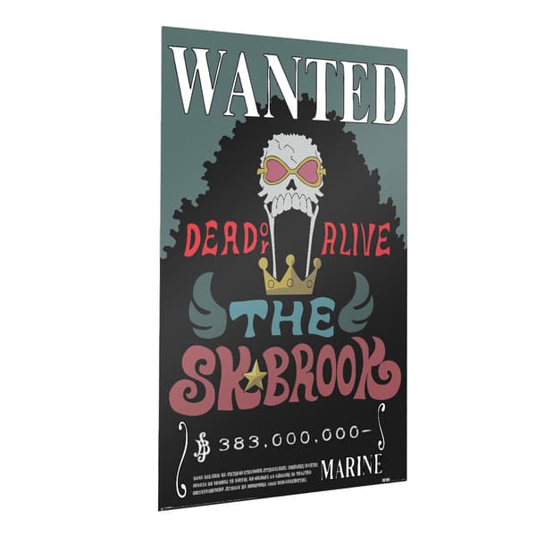 One Piece Wanted Brook Affisch