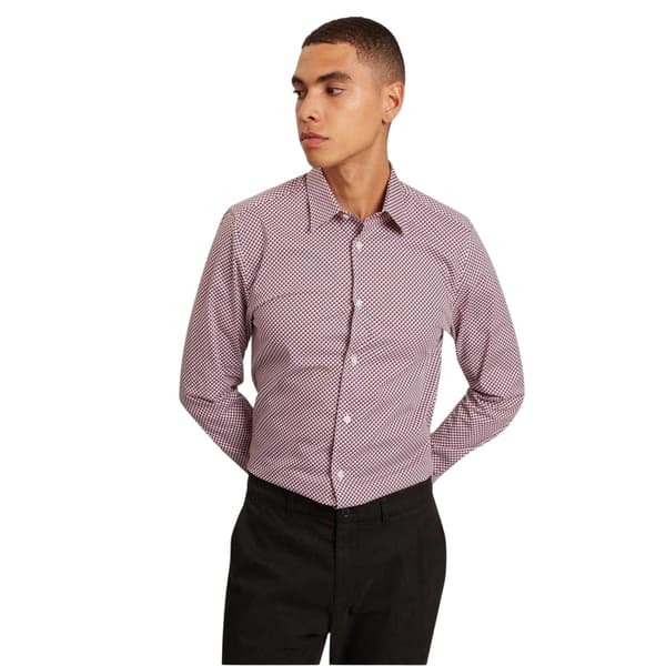 Ted Baker Mens Geometric Pattern Shirt
