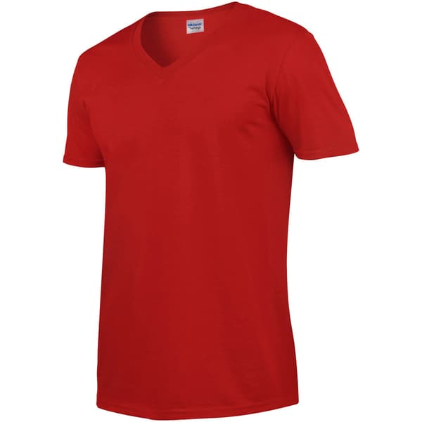 Gildan Herr Soft Style V-ringad kortärmad T-shirt