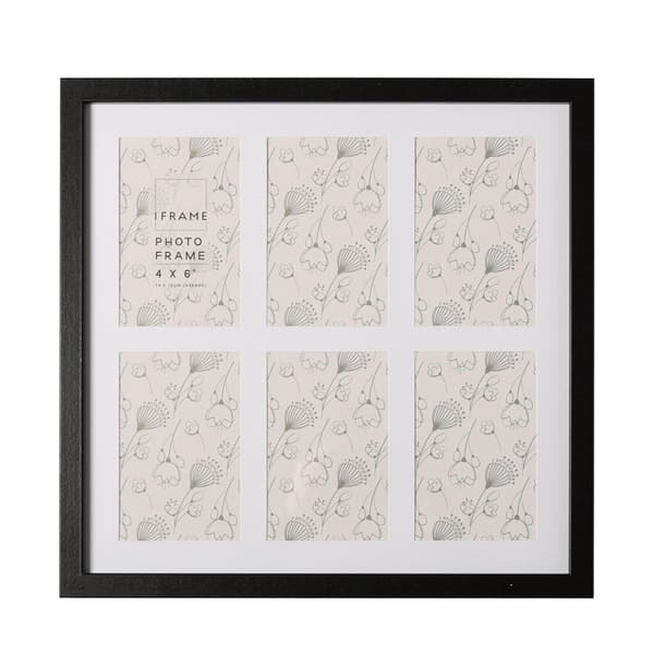 iFrame Multi Aperture Frame 6 x 4 x 6 Black 39cm