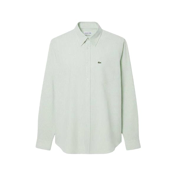 Lacoste Randig Oxford-skjorta för män