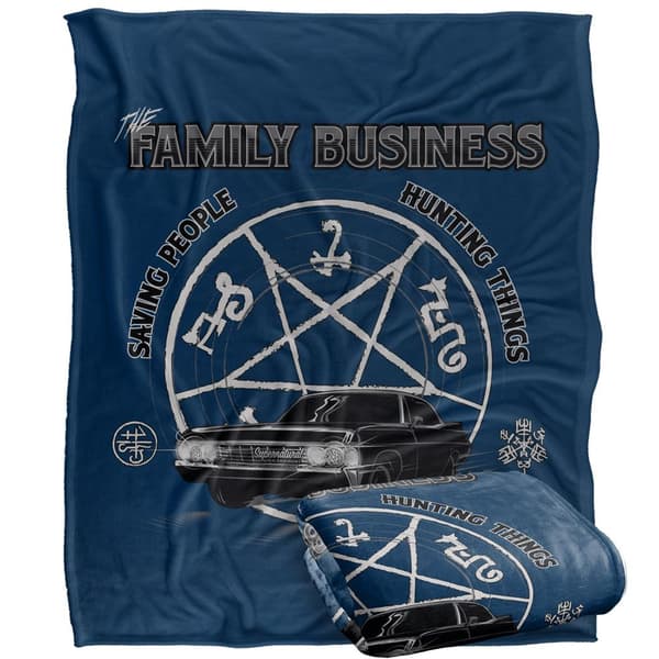 Supernatural Saving People, Hunting Things Blanket