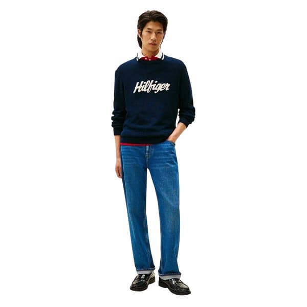 Tommy Hilfiger Herrtröja med broderad logotyp