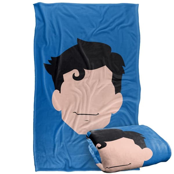 Superman Face Soft Touch Blanket