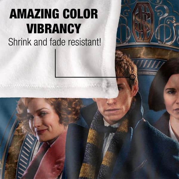 Fantastic Beasts Group Shot Blanket