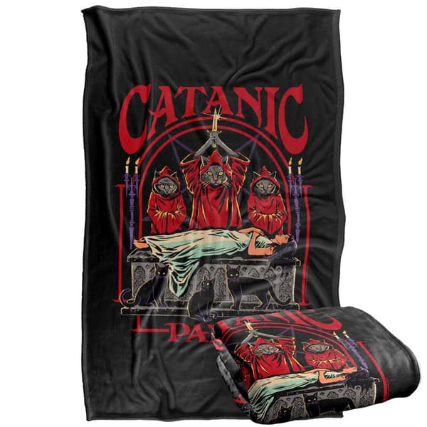 Steven Rhodes Catanic Panic Soft Touch Blanket