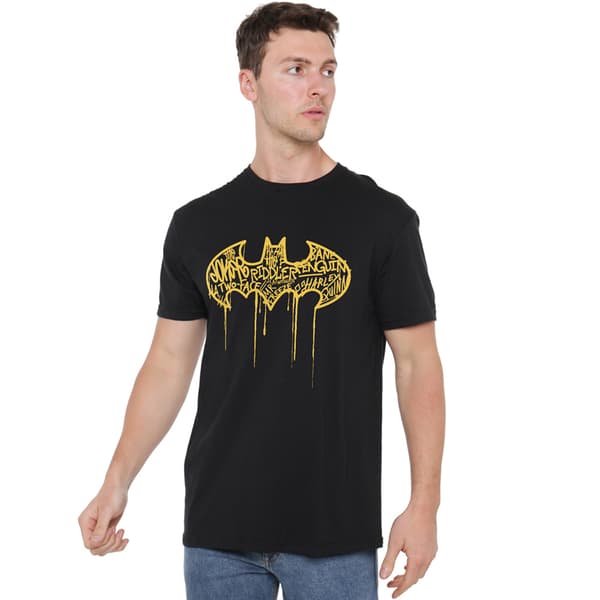Batman Herr T-shirt med Graffitilogotyp