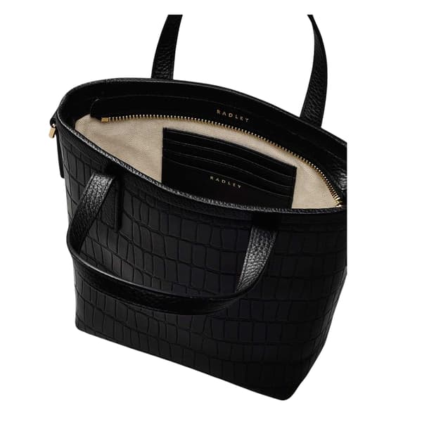 Radley Brompton Croc Leather Trim Handbag