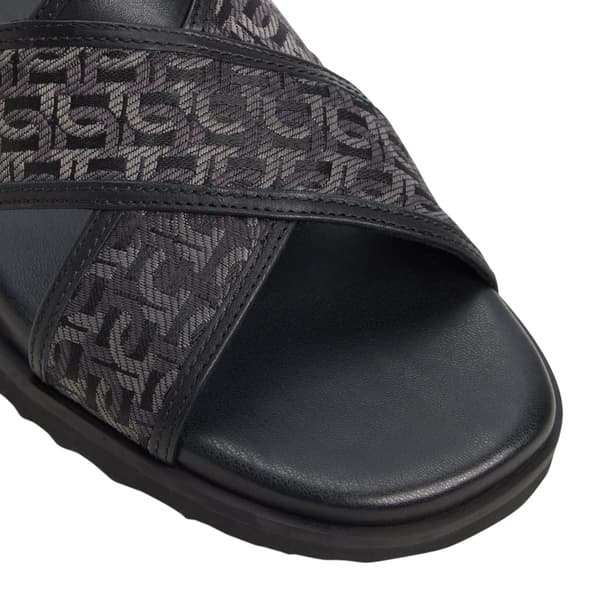 Where's That From Womens/Ladies Floral Pattern Raffia Flat Slides