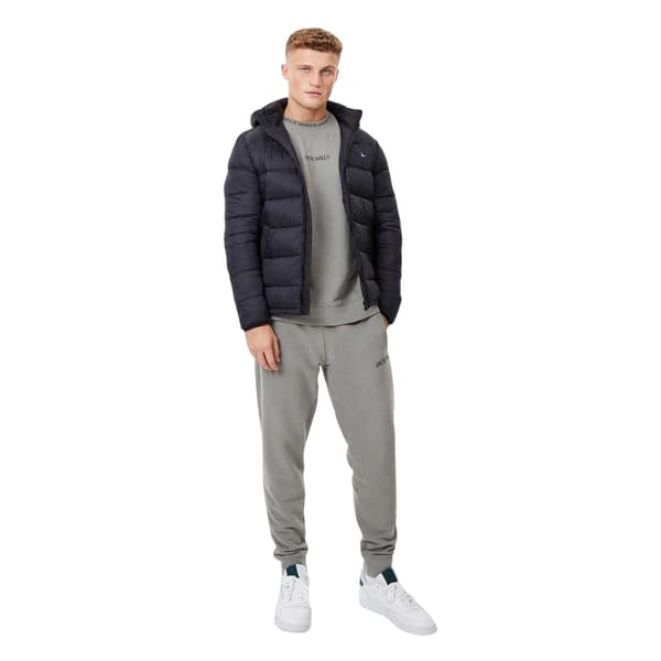 Jack Wills Herr Kershaw Broderad Logotyp Hooded Jacka