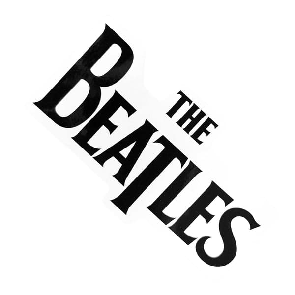 The Beatles Drop Logo Sticker