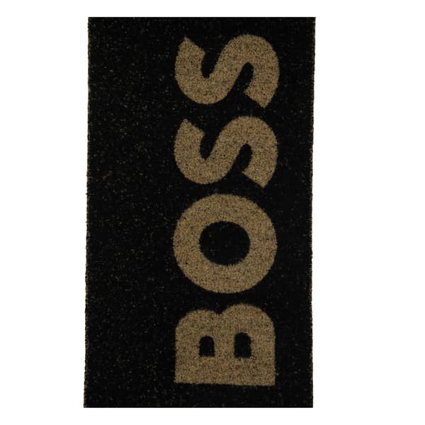 Boss Armin Logo Jacquard Scarf