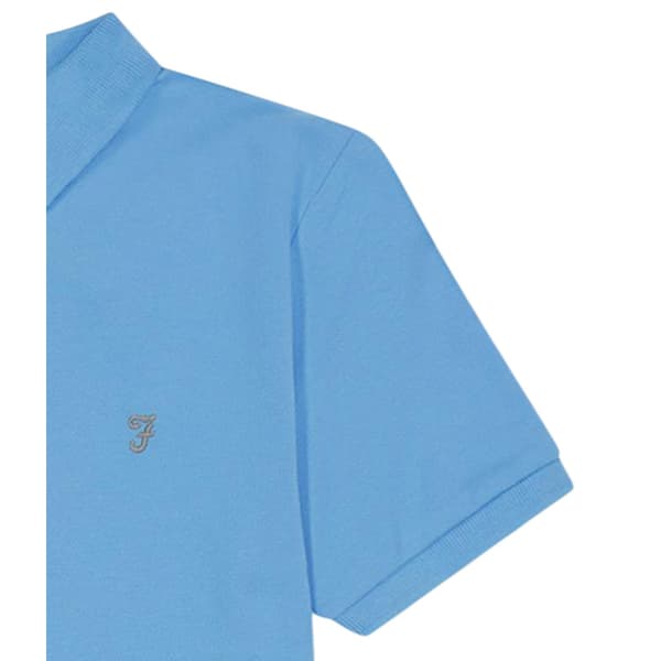 Farah Boys Bugsworth Broderad Kortärmad Pikétröja