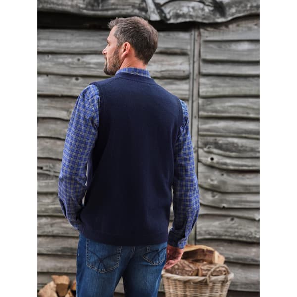 WoolOvers Mens Lambswool Waistcoat
