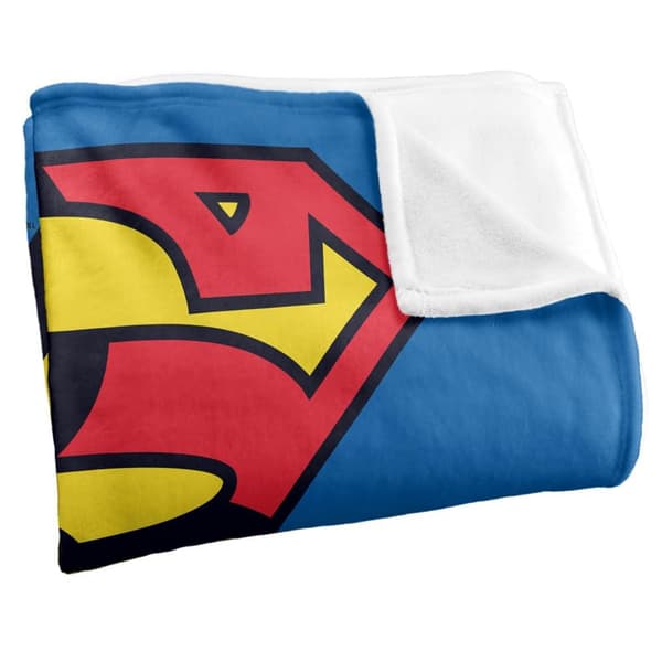Superman 1993 Shield Soft Touch Blanket