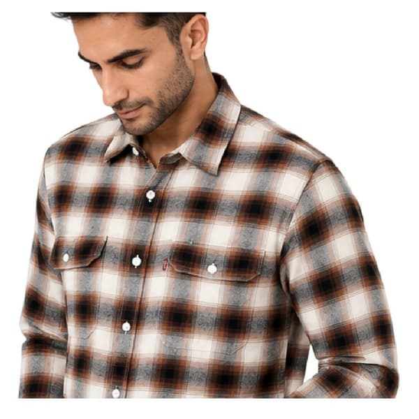 Levis Miesten Ruudullinen Flannel-paita