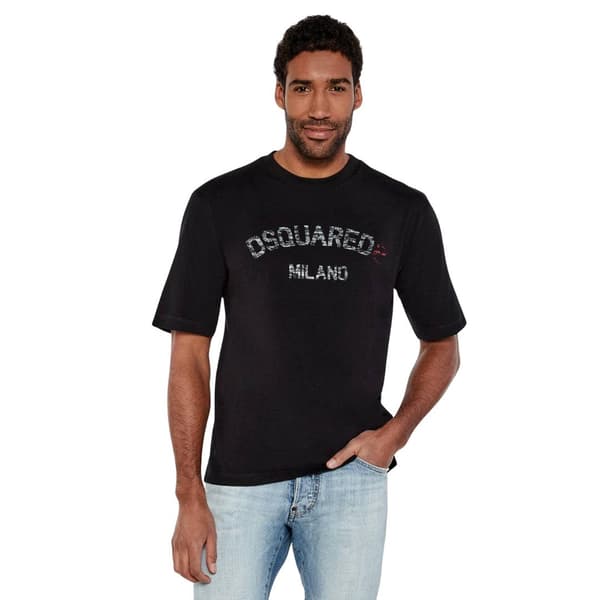 DSquared2 Herr Milano Logotyp T-shirt