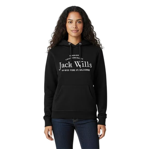 Jack Wills Dam/Dam Grafisk Logohuvtröja
