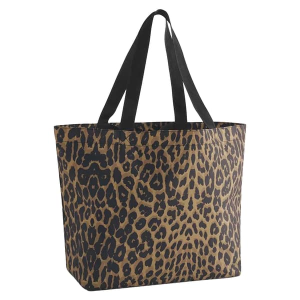 Bagbase Leopard Print Tote Bag