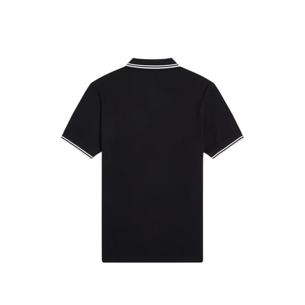 Fred Perry Pikétröja med dubbla ränder för män