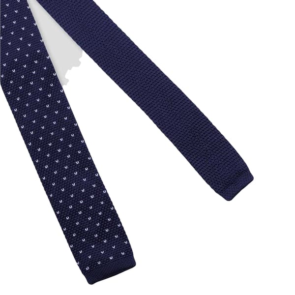 Twisted Tailor Stickad slips med prickar för män
