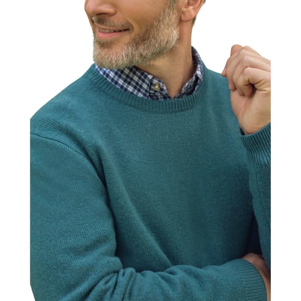 WoolOvers Mens Lambswool Crew Neck Jumper
