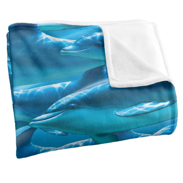 Royce McClure Silky Dolphin Race erittäin pehmeä viltti