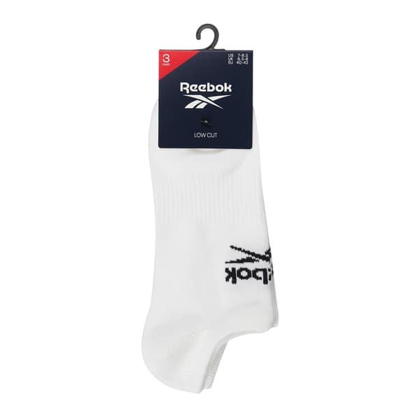 Reebok Herr Logotyp Låga Träningsstrumpor (3-pack)