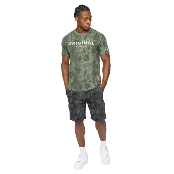 Crosshatch Herr Bardon Camo Cargo Shorts