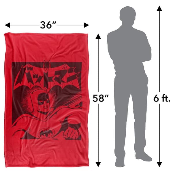 Batman Square Soft Touch Logo Blanket