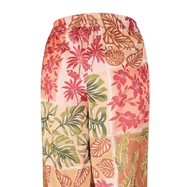 Biba Dam/Kvinnor Patchwork Byxor med vida ben