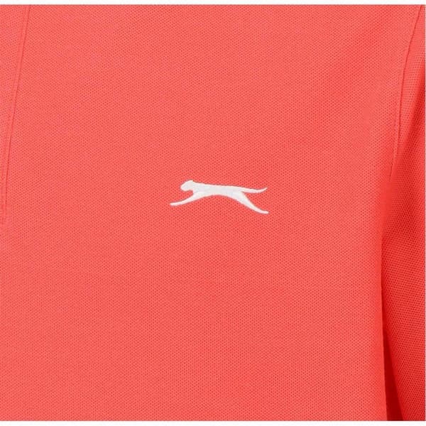 Slazenger Herr Broderad Logotyp Pikétröja