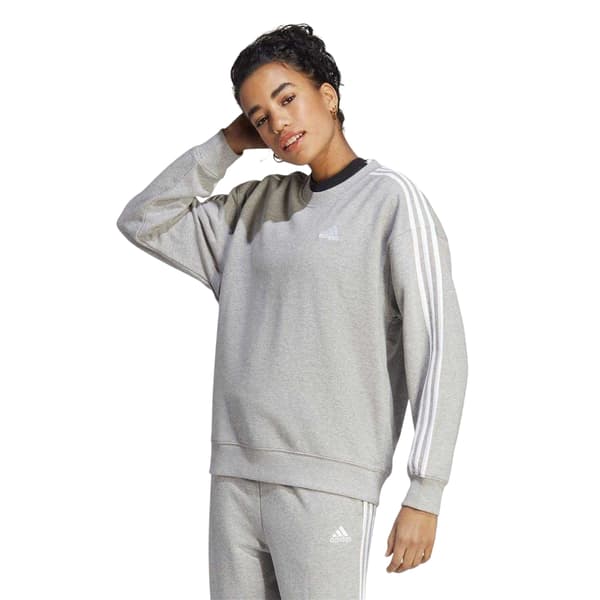 Adidas Dam Studio Lounge 3 ränder lös passform sweatshirt
