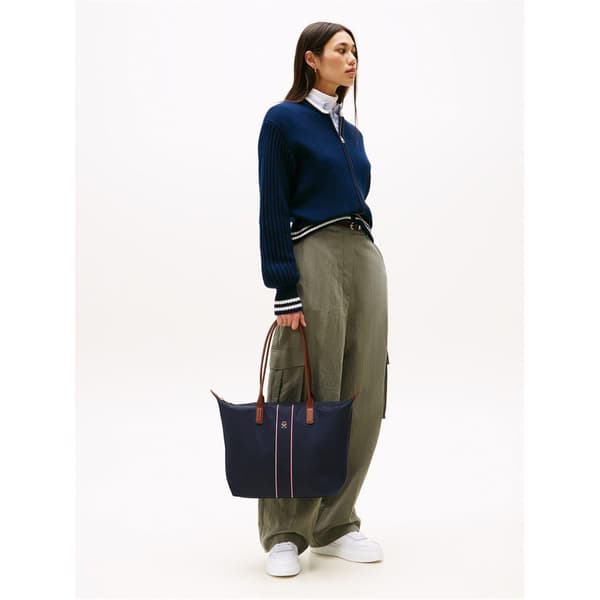 Tommy Hilfiger Popette Monogram Nylon -kangaskassi