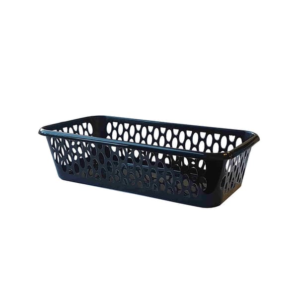 Leecroft 20cm Handy Basket Black 10 x 20 x 5cm