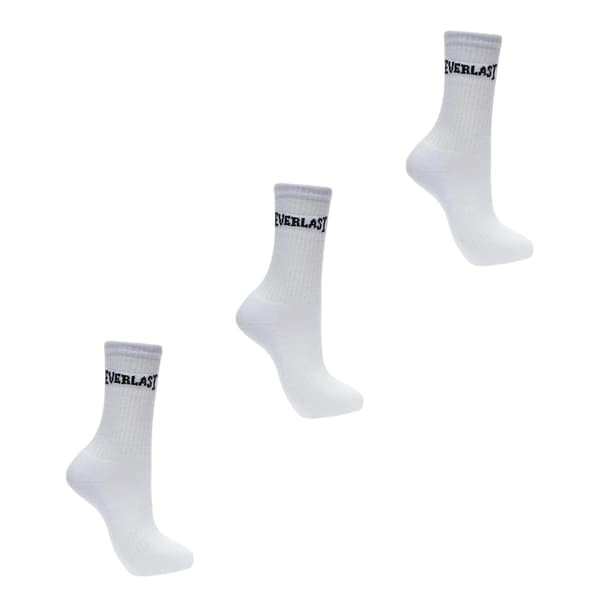 Everlast Dam/Dam Logotyp Crew Strumpor (3-pack)