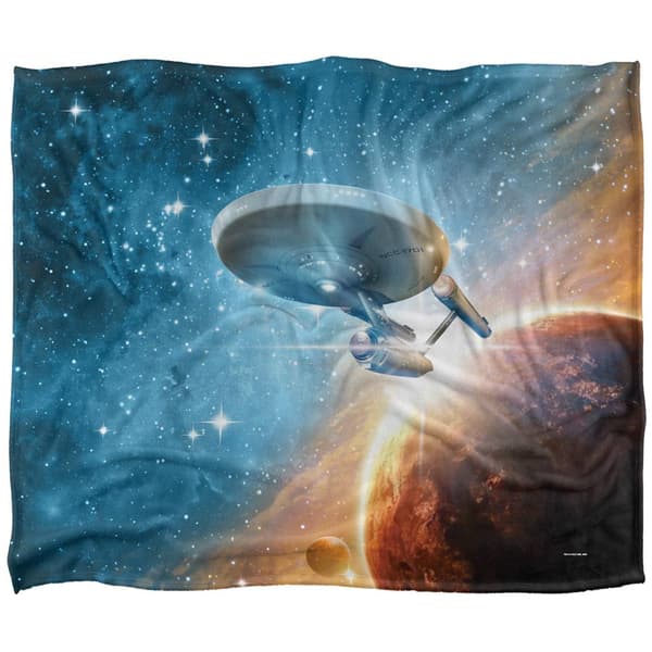 Star Trek Final Frontier Silkesmjuk Filt