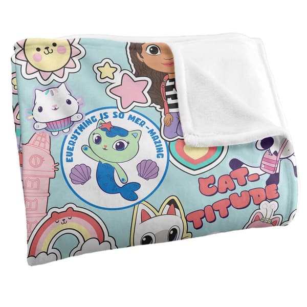 Gabby´s Dollhouse Silky Cat Supersoft Blanket