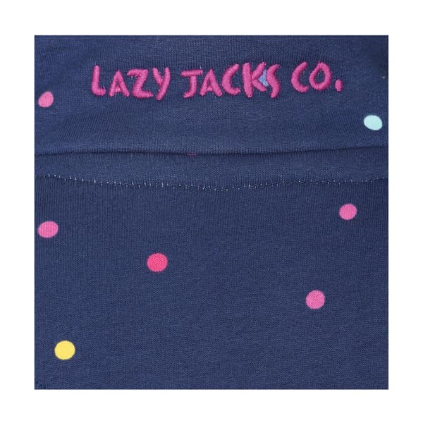 Lazy Jacks Flickor Prickig Quarter Zip Tröja