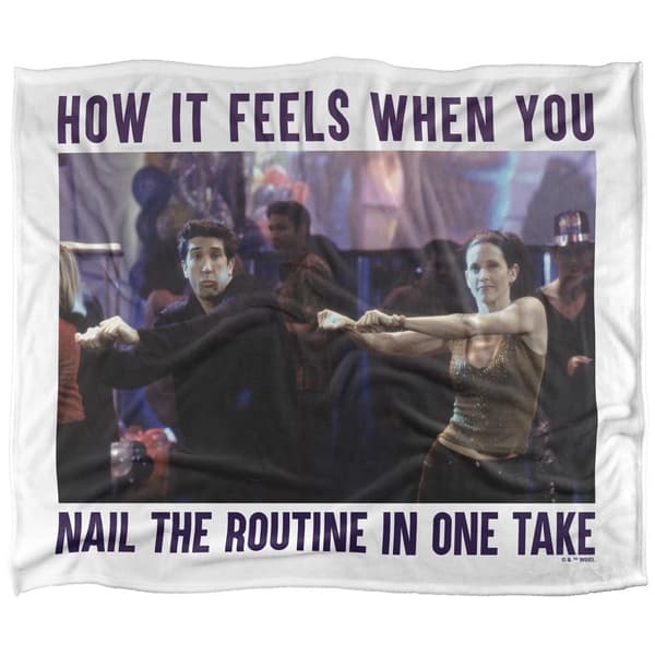 Friends Nail The Routine Soft Touch Blanket