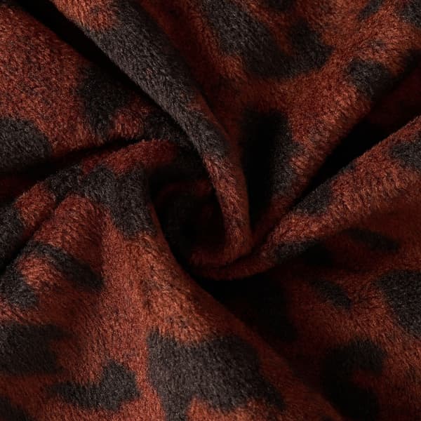 Regatta Dam Frankie Leopardmönstrad Borg Half Zip Fleece